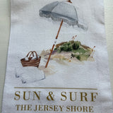 Porter Lane Home - Beach Jersey Shore Tea Towel