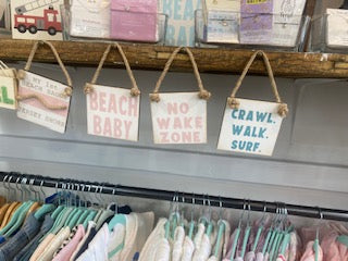 Mini Sign with Jute Rope Baby