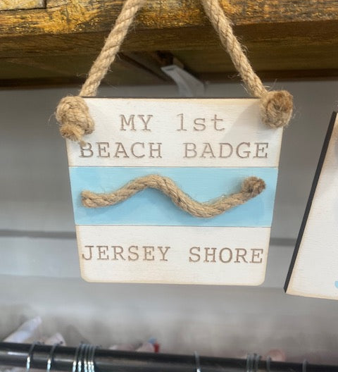 Laser Cut Mini Sign with Jute Rope