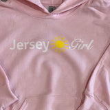 Youth Pink Jersey Girl Hoodie