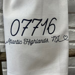 Zip Code Town Tea Towels