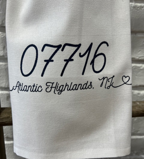 Zip Code Town Tea Towels