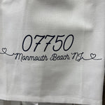 Zip Code Town Tea Towels