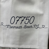 Zip Code Town Tea Towels
