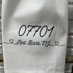 Zip Code Town Tea Towels