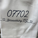 Zip Code Town Tea Towels