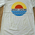 Adult Jersey Shore Bright Sun/Waves Tee Pale Green