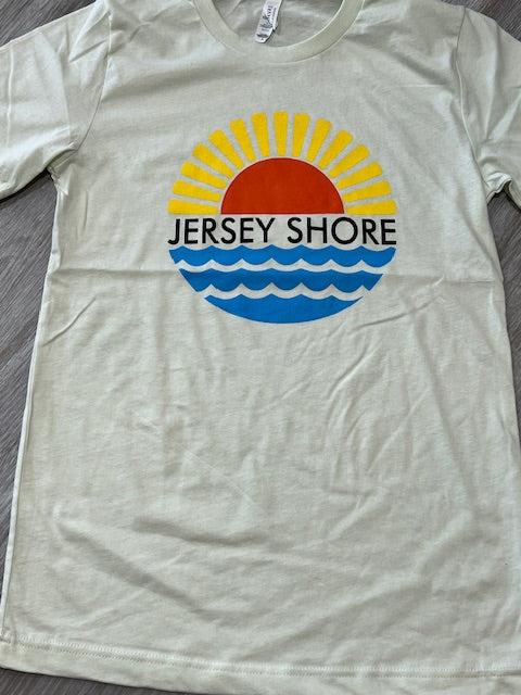 Adult Jersey Shore Bright Sun/Waves Tee