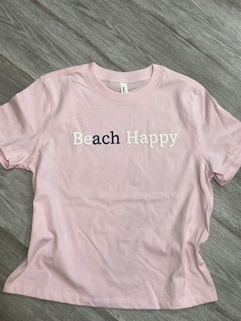 Ladies BEach HAPPY Puff Tee