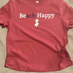 Ladies BEach HAPPY Puff Tee With State