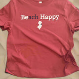 Ladies BEach HAPPY Puff Tee With State