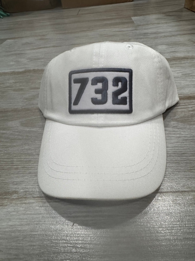 732 unstructured Area Code Hat