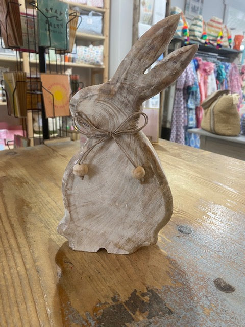 Wooden Driftwood Bunny