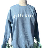Adult Stone Blue Jersey Shore Crew Sweatshirt