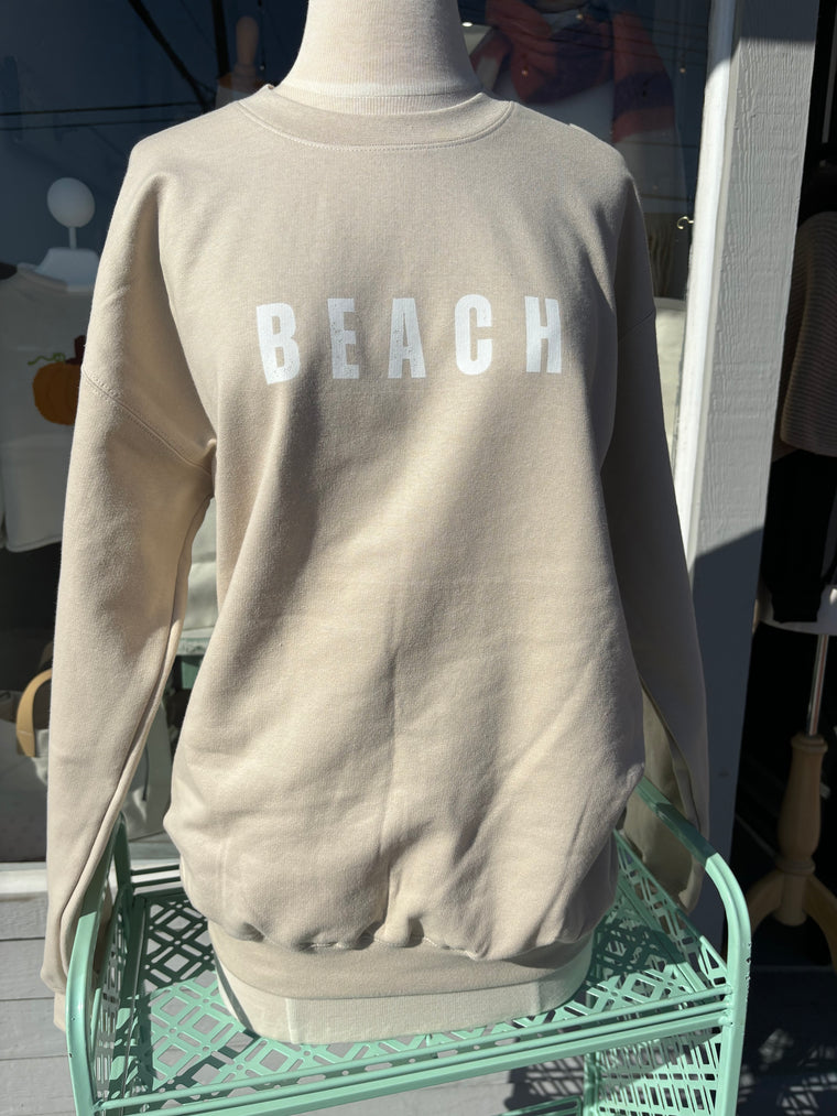 Adult Sand Beach Crew Sweatshirt