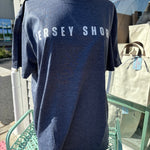 Adult Jersey Shore Heather Indigo Tee