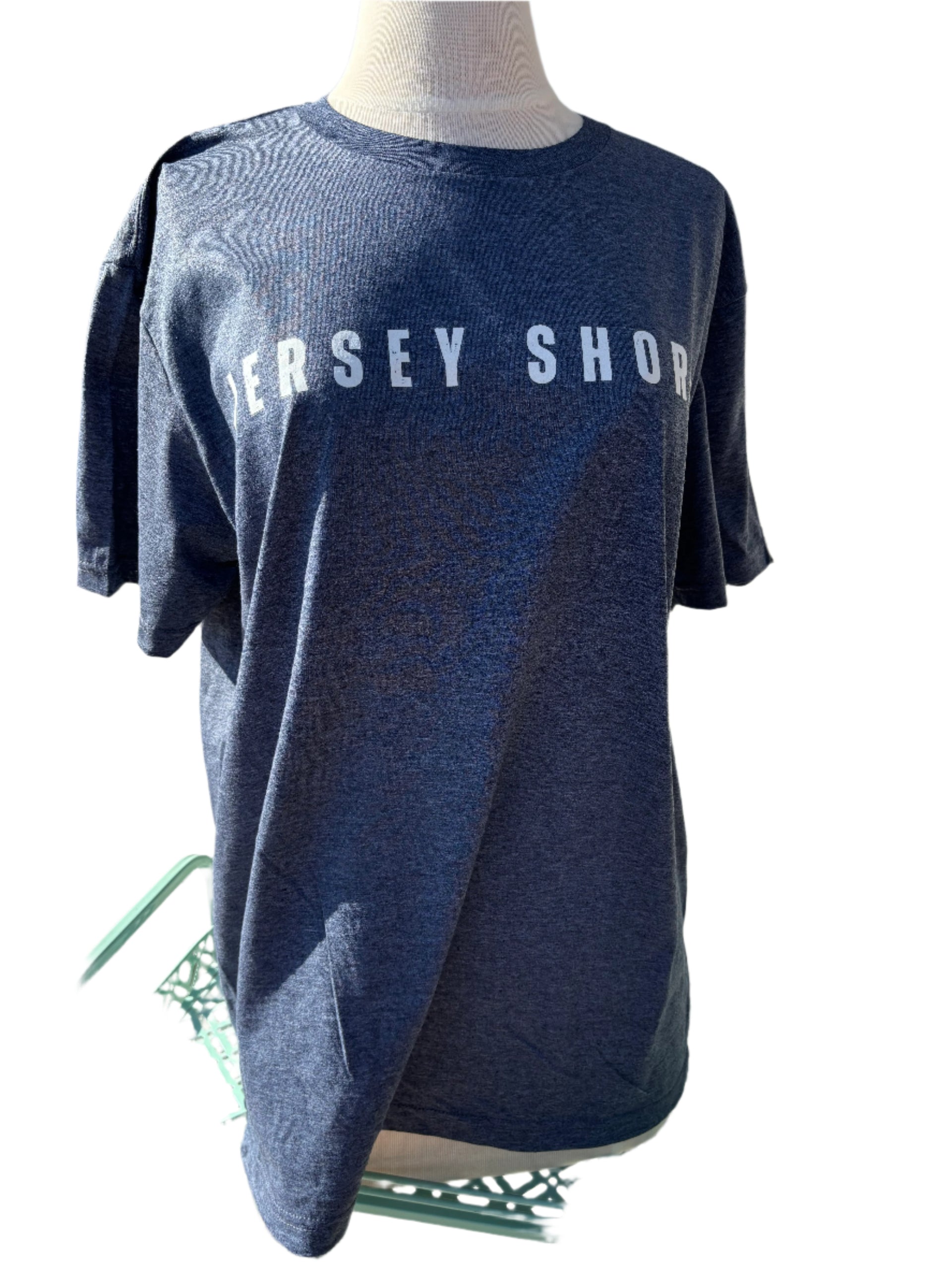 Adult Jersey Shore Heather Indigo Tee