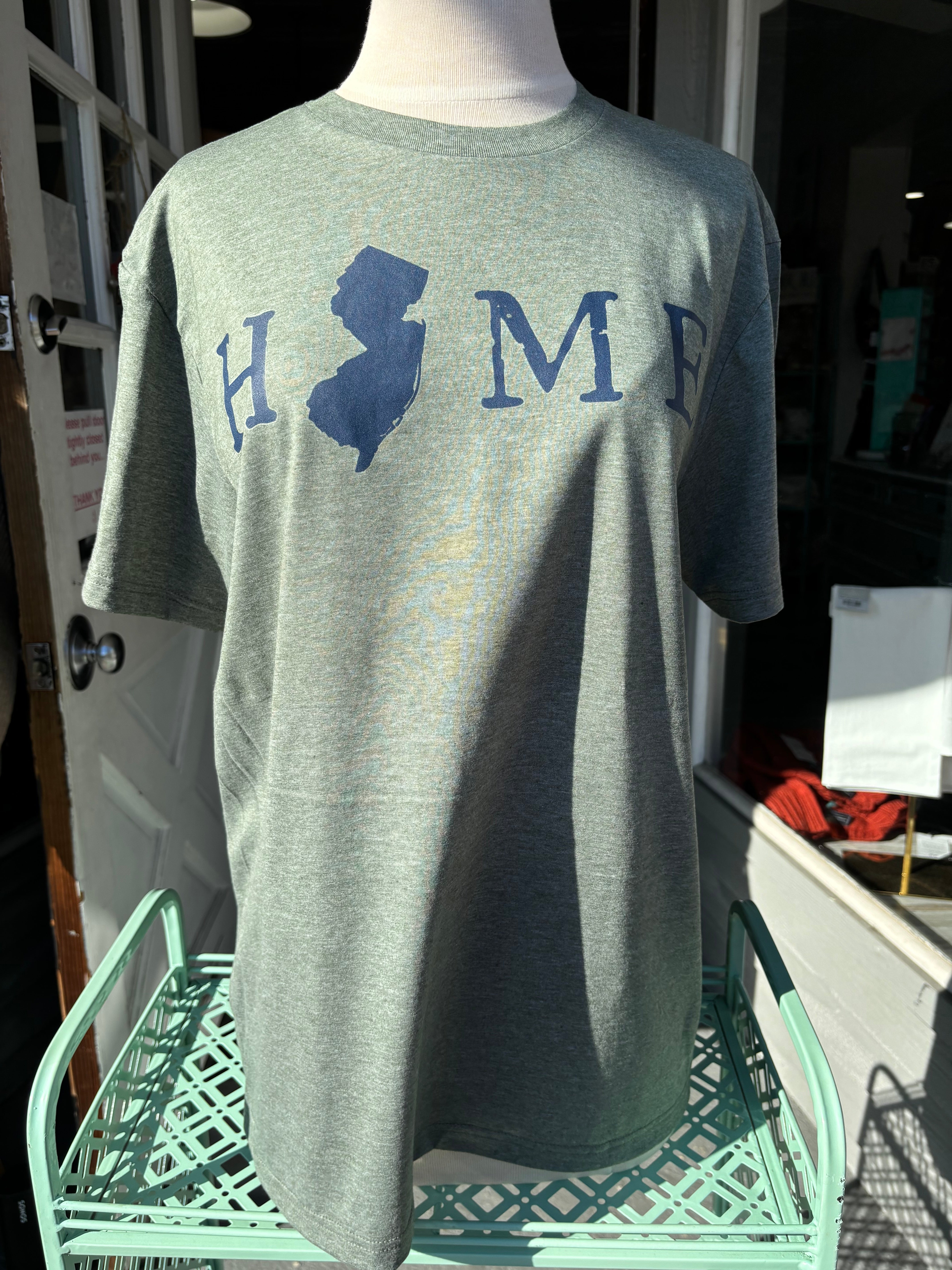 Adult Home Heather Green Tee