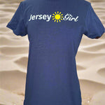 Ladies Navy Jersey Girl Tee