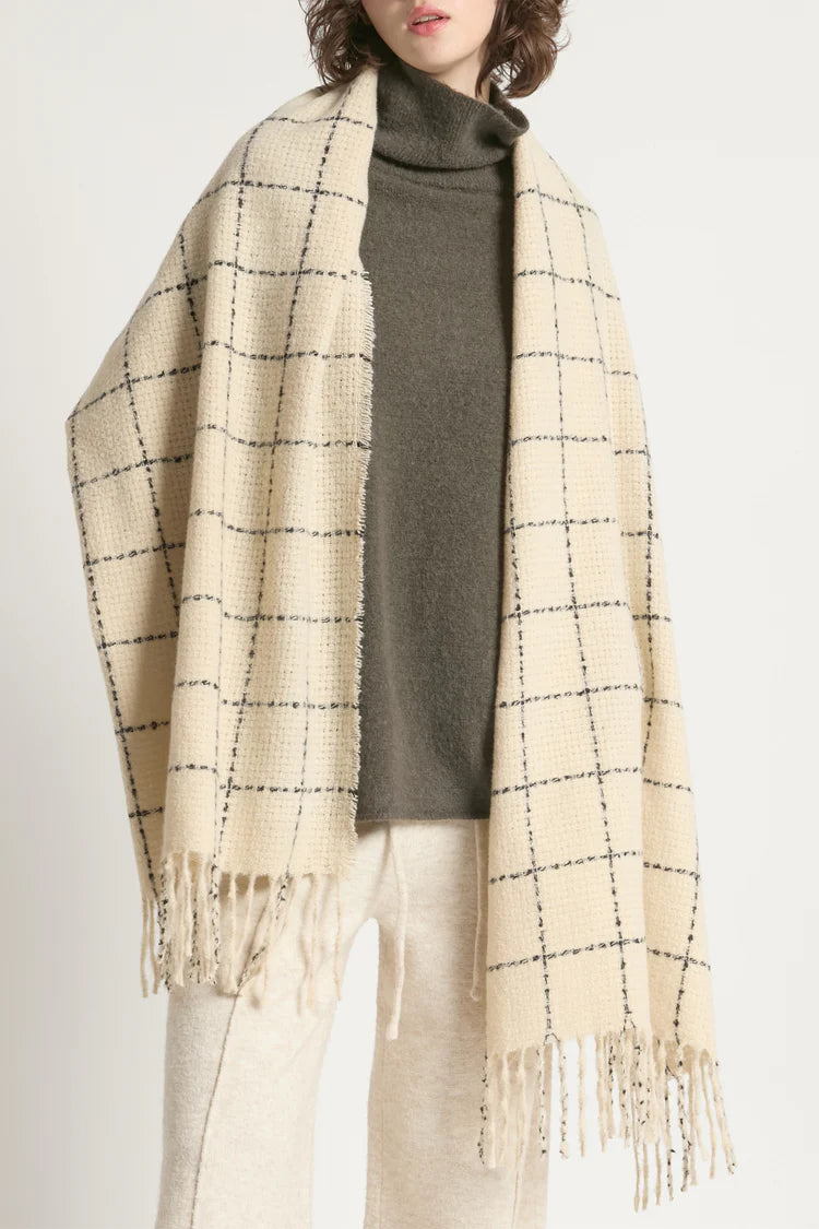 Windowpane Scarf – cabana 19 red bank nj