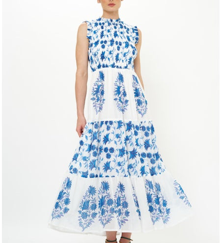 Sleeveless Smocked Max