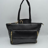 N0059- puffer two side zip tote