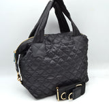 N0070 Puffer bowling bag crossbody tote