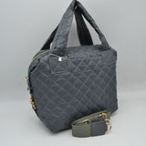 N0070 Puffer bowling bag crossbody tote