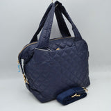 N0070 Puffer bowling bag crossbody tote
