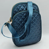 S1488-two pocket zip puffer crossbody