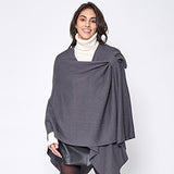 Shoulder strap solid ruana