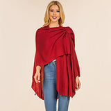 Elegant solid drape wrap