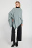 Basic Triangle Poncho with Sleeves  SM720