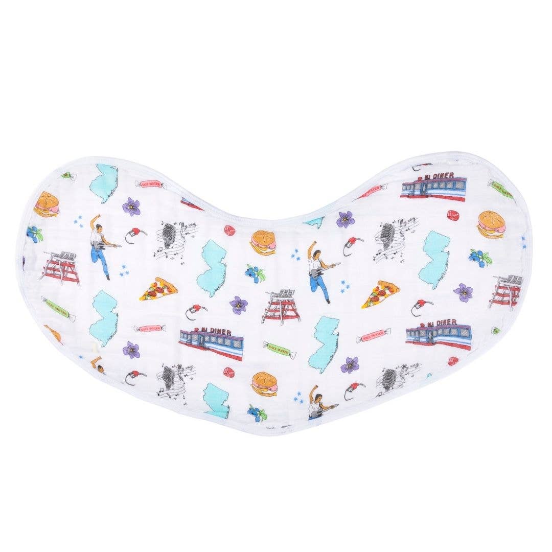 New Jersey Baby Burp and Bib (Unisex)