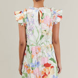 Sugarlips - Juliet Floral Garden Lauren Shift Mini Dress