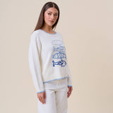 Able - AT2999 Sardine embroidered sweater