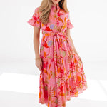 J.Marie Collections - Playa Button Up Midi Dress