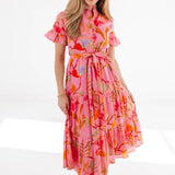 J.Marie Collections - Playa Button Up Midi Dress