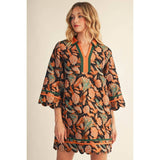 STYLE USA - NEW Floral Jacquard Dress