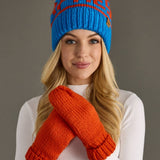 Panache Apparel Co. - Orange Cuffed Knit Mittens