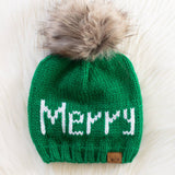 Panache Apparel Co. - Green Merry Pom Hat