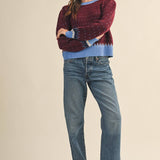 &MERCI - GEOMETRIC KNIT SWEATER MSW11118