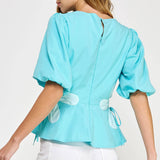 Strut & Bolt - Flower Color-Block Poplin Top