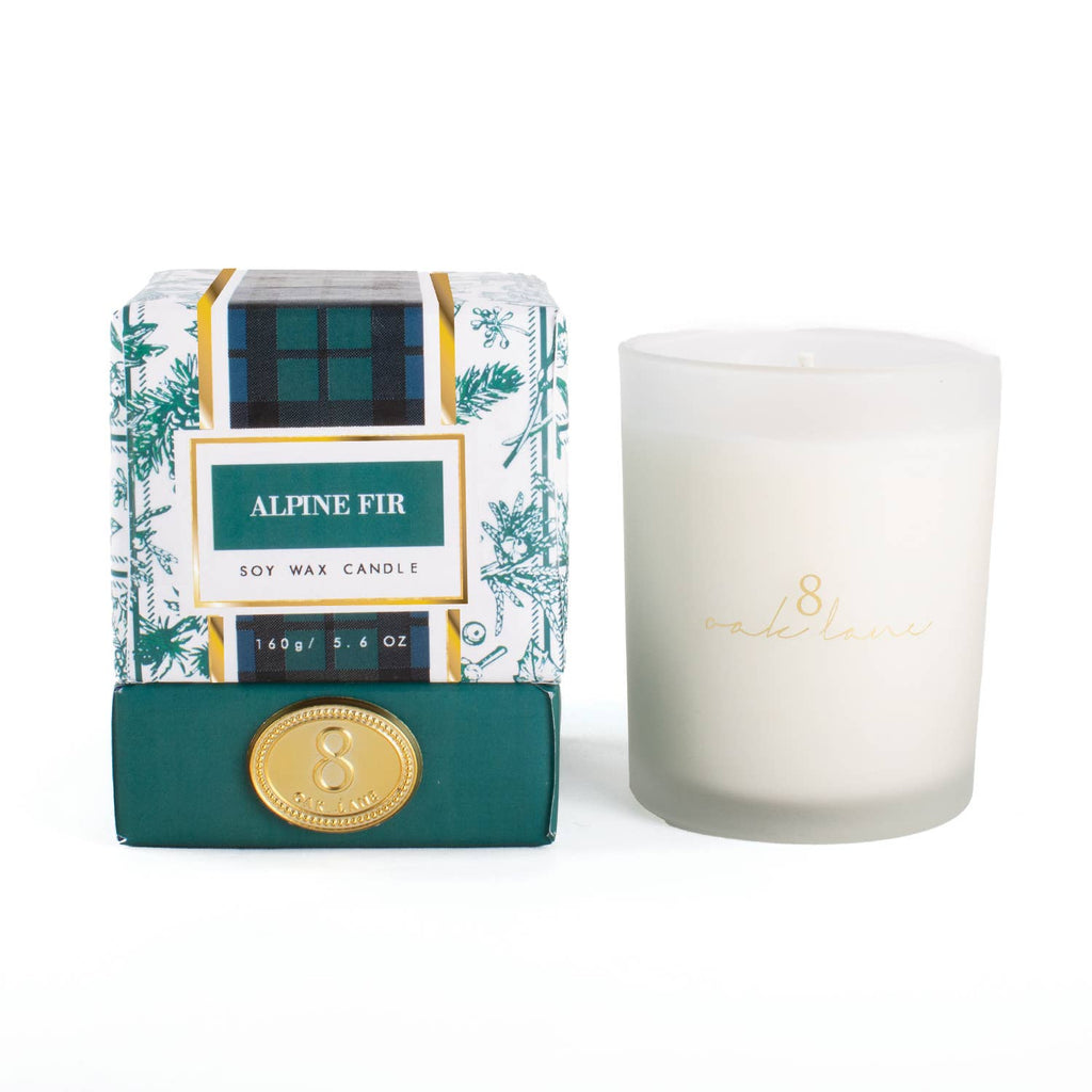 8 Oak Lane - Alpine Fir 5.6oz Soy Wax Candle