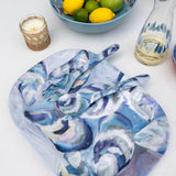 Kim Hovell Art - Melamine Platter (Large) - Flowing Shells