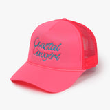David And Young - WESTERN Coastal Cowgirl Embroidery Mesh Back Trucker