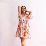 Sunshine Tienda - Rainbow Flower Bondi Dress