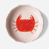 ChagoArt - Ceramic Bowl with Hand-painted Crab-Serving Bowl-8″