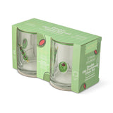 Core Home - 2pk 12oz Embossed Icon DOF - Olive