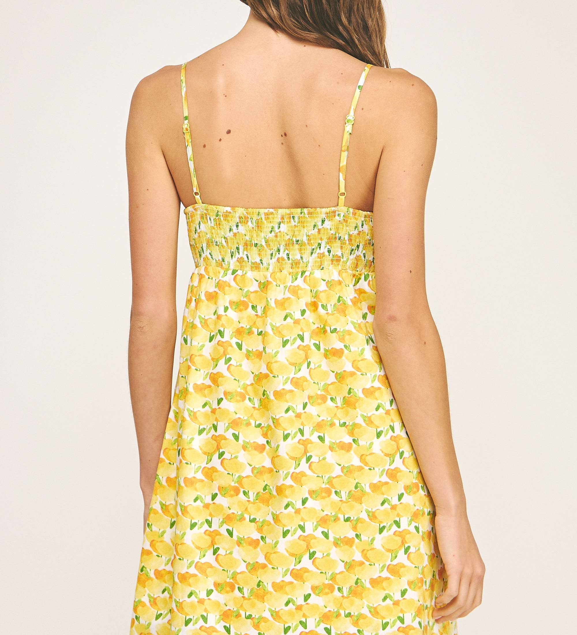 Strut & Bolt - Top Stitch Bustier Floral Print Mini Dress